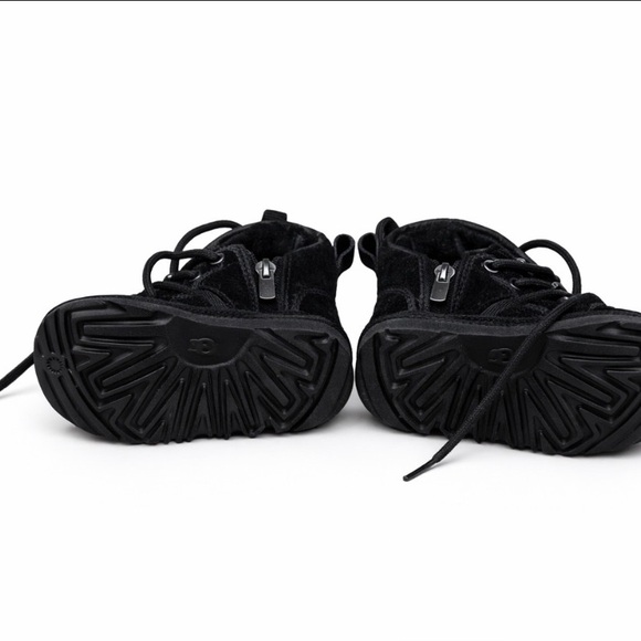 UGG Kids Black Suede Boots - Picture 3 of 4